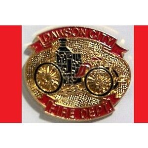 Dawson City Fire Department logo Pin